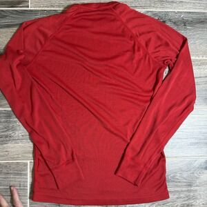 Patagonia Shirt Long Sleeve Small Red Capilene Base Layer‎ Vintage Made in USA